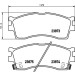 Hella | Bremsbelagsatz, Scheibenbremse | 8DB 355 010-251 Hella | Bremsbelagsatz, Scheibenbremse | 8DB 355 010-251