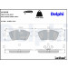 Delphi | Bremsbelagsatz, Scheibenbremse | LP1925