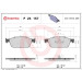 Brembo | Bremsbelagsatz, Scheibenbremse | P 24 157 Brembo | Bremsbelagsatz, Scheibenbremse | P 24 157