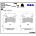 Delphi Bremsbelagsatz, Scheibenbremse LP2151