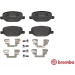 Brembo | Bremsbelagsatz, Scheibenbremse | P 23 089 Brembo | Bremsbelagsatz, Scheibenbremse | P 23 089