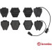 Brembo | Bremsbelagsatz, Scheibenbremse | P 85 054 Brembo | Bremsbelagsatz, Scheibenbremse | P 85 054