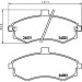 Hella | Bremsbelagsatz, Scheibenbremse | 8DB 355 010-481