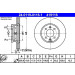 ATE | Bremsscheibe | 24.0119-0116.1 ATE | Bremsscheibe | 24.0119-0116.1