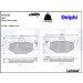 Delphi | Bremsbelagsatz, Scheibenbremse | LP1252 Delphi | Bremsbelagsatz, Scheibenbremse | LP1252