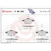 Brembo | Bremsbelagsatz, Scheibenbremse | P 85 037 Brembo | Bremsbelagsatz, Scheibenbremse | P 85 037