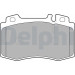 Delphi | Bremsbelagsatz, Scheibenbremse | LP1688 Delphi | Bremsbelagsatz, Scheibenbremse | LP1688