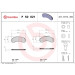 Brembo | Bremsbelagsatz, Scheibenbremse | P 50 021