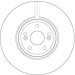 DF4231S Bremsscheibe TRW SINGLE