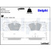 Delphi | Bremsbelagsatz, Scheibenbremse | LP710 Delphi | Bremsbelagsatz, Scheibenbremse | LP710