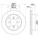 Hella | Bremsscheibe | 8DD 355 103-921