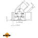 NRF | Thermostat, Kühlmittel | 725102 NRF | Thermostat, Kühlmittel | 725102