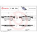 Brembo | Bremsbelagsatz, Scheibenbremse | P 61 126