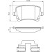 0 986 494 649 Bremsbelagsatz, Scheibenbremse