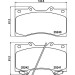 Hella Pagid | Bremsbelagsatz, Scheibenbremse | 8DB 355 019-531