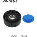 SKF | Umlenk-/Führungsrolle, Keilrippenriemen | VKM 32243 SKF | Umlenk-/Führungsrolle, Keilrippenriemen | VKM 32243