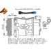 NRF EASY FIT 32064 Klimakompressor SD7V16 WITH ADAPTER, 12V, PAG 46, mit PAG-Kompressoröl, mit Dichtring