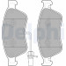Delphi | Bremsbelagsatz, Scheibenbremse | LP2072 Delphi | Bremsbelagsatz, Scheibenbremse | LP2072