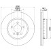 Hella Pagid | Bremsscheibe | 8DD 355 120-661