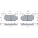 0 986 460 983 Bremsbelagsatz, Scheibenbremse