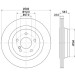 Hella | Bremsscheibe | 8DD 355 106-911