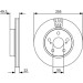 BOSCH | Bremsscheibe | 0 986 479 564