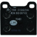 Hella | Bremsbelagsatz, Scheibenbremse | 8DB 355 007-021
