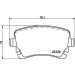 Hella | Bremsbelagsatz, Scheibenbremse | 8DB 355 010-971