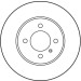 TRW | Bremsscheibe | DF1569 TRW | Bremsscheibe | DF1569