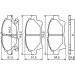 BOSCH | Bremsbelagsatz, Scheibenbremse | 0 986 494 333