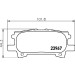Hella | Bremsbelagsatz, Scheibenbremse | 8DB 355 010-621