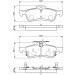 BOSCH Bremsbelagsatz, Scheibenbremse 0 986 494 719