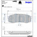 Delphi | Bremsbelagsatz, Scheibenbremse | LP963 Delphi | Bremsbelagsatz, Scheibenbremse | LP963
