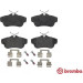 Brembo | Bremsbelagsatz, Scheibenbremse | P 61 095 Brembo | Bremsbelagsatz, Scheibenbremse | P 61 095
