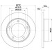 Hella | Bremsscheibe | 8DD 355 100-381