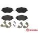 Brembo | Bremsbelagsatz, Scheibenbremse | P 23 095 Brembo | Bremsbelagsatz, Scheibenbremse | P 23 095