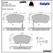 Delphi Bremsbelagsatz, Scheibenbremse LP1970