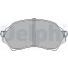 Delphi | Bremsbelagsatz, Scheibenbremse | LP1440 Delphi | Bremsbelagsatz, Scheibenbremse | LP1440