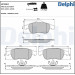 Delphi | Bremsbelagsatz, Scheibenbremse | LP2152 Delphi | Bremsbelagsatz, Scheibenbremse | LP2152