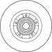 Bremsscheibe TRW SINGLE DF6044BS