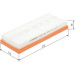 BOSCH F 026 400 144 Luftfilter BOSCH F 026 400 144 Luftfilter