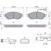 0 986 494 591 Bremsbelagsatz, Scheibenbremse