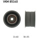 SKF | Umlenk-/Führungsrolle, Zahnriemen | VKM 85140