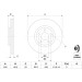 BOSCH | Bremsscheibe | 0 986 479 C52 BOSCH | Bremsscheibe | 0 986 479 C52