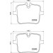 Brembo | Bremsbelagsatz, Scheibenbremse | P 06 109 Brembo | Bremsbelagsatz, Scheibenbremse | P 06 109