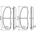 BOSCH | Bremsbelagsatz, Scheibenbremse | 0 986 494 769