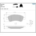Delphi Bremsbelagsatz, Scheibenbremse LP1727