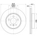 Hella | Bremsscheibe | 8DD 355 112-231