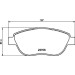 Hella | Bremsbelagsatz, Scheibenbremse | 8DB 355 011-331