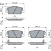 0 986 494 979 Bremsbelagsatz, Scheibenbremse